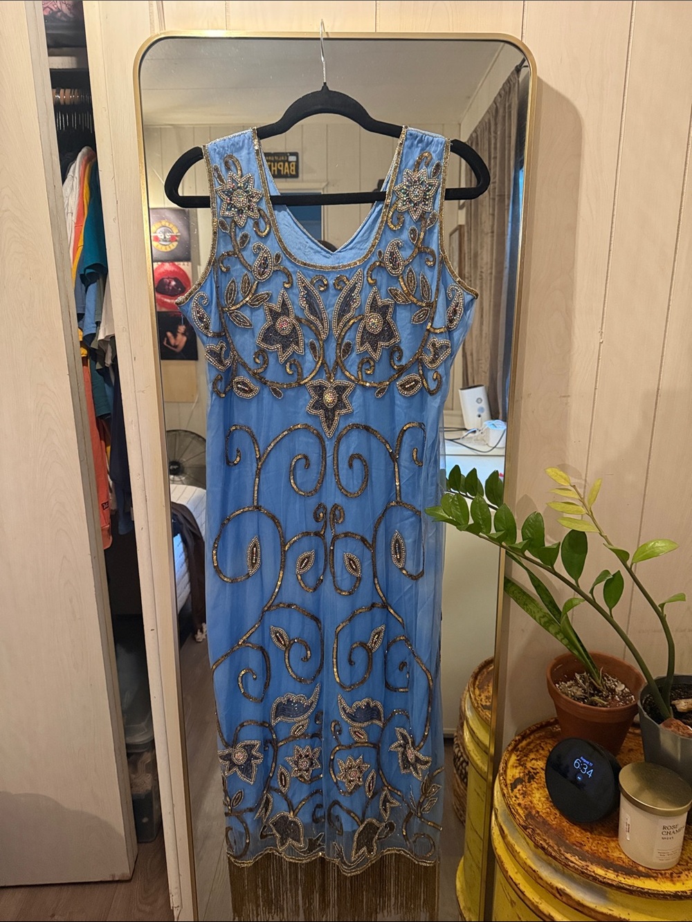 Vintage Laurence Kazar Sequin Dress